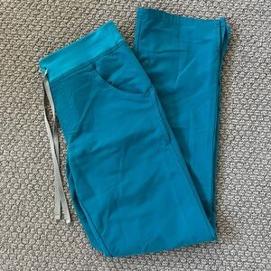 Figs Blue Jogger Sweatpants with Drawstring Waist